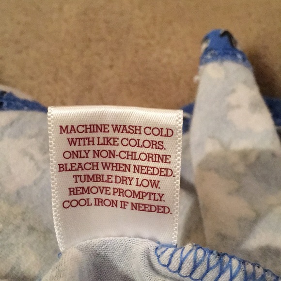 Blue Floral Mini Skater Skirt Size Small Resale - Picture 8 of 9